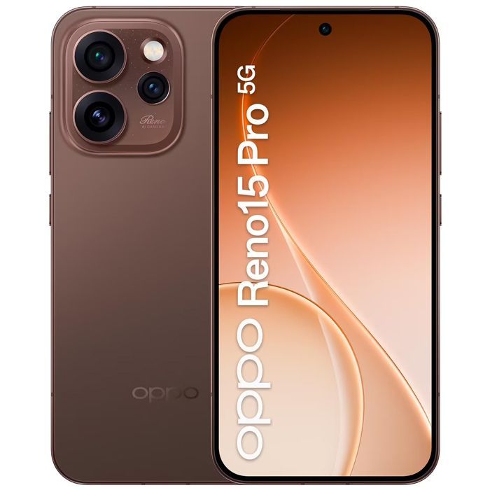 Smartphone 5G - OPPO Reno15 Pro - 12Go RAM - 512Go - Brun Crépuscule - Appareil Photo Ultra-Clair 200MP - Vidéo 4K HDR - EU version