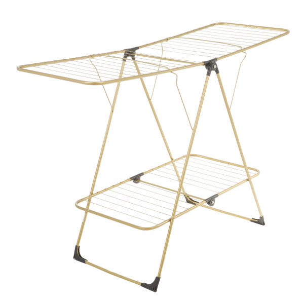 Suszarka na pranie stojąca A300 163x62x114 cm złota VELKEA