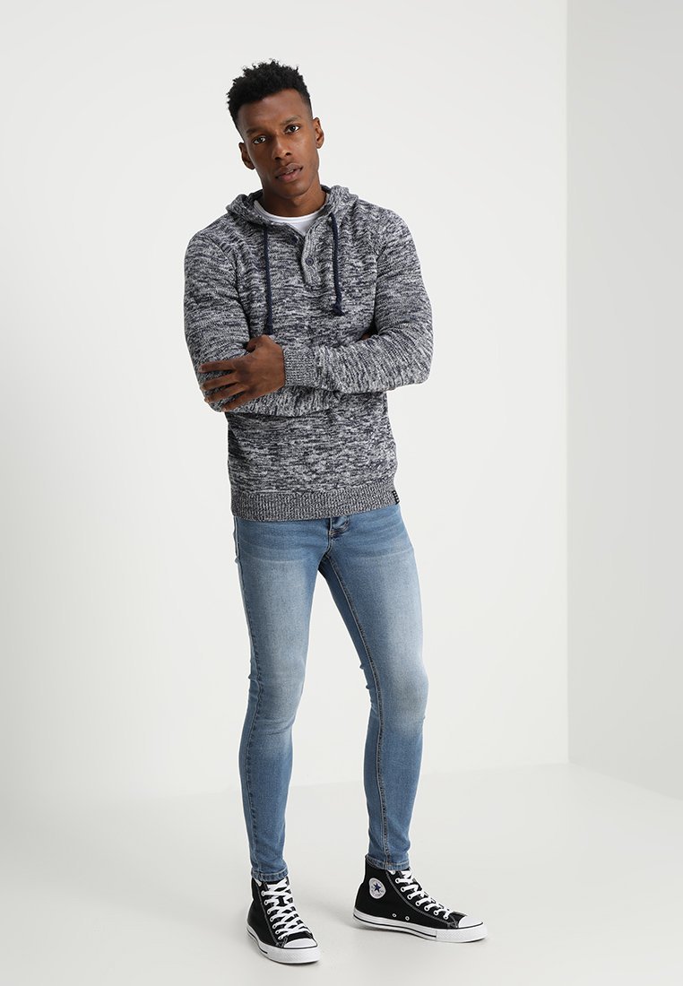 Pier One Hoodie - donkerblauw