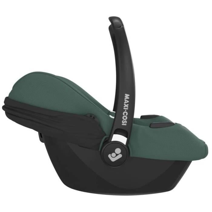 Maxi-Cosi CabrioFix i-Size Babyschale, Gruppe 0+, i-Size, mit Verkleinerer, Isofix, Essential Green