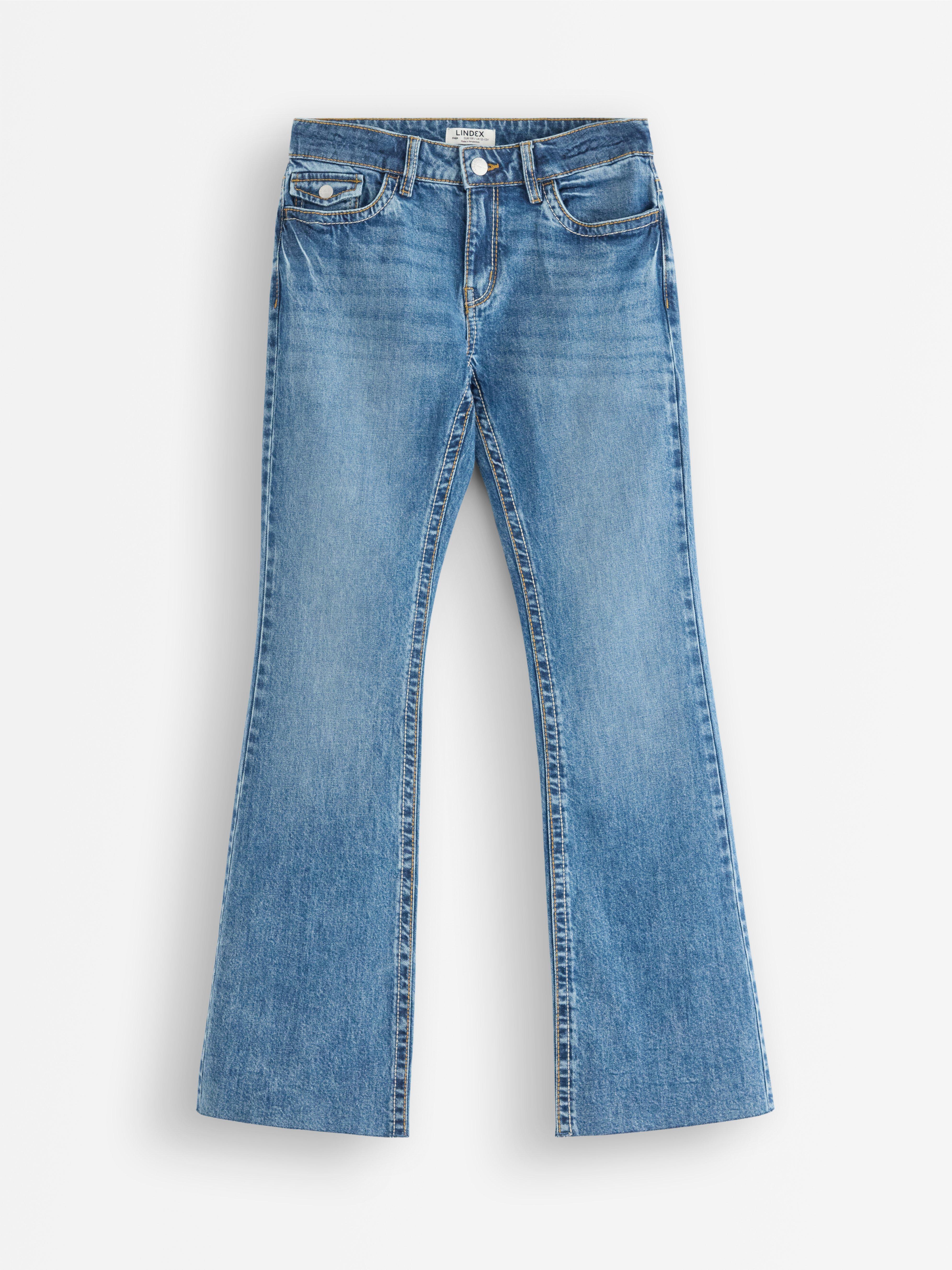 Calça jeans flare FREJA em denim