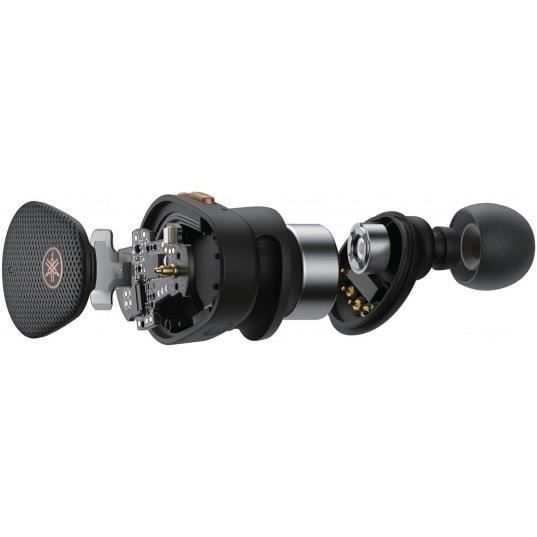 Yamaha TW-E5B - True Wireless Bluetooth 5.2 oordopjes, IPX5 waterdicht, 30 uur batterijduur