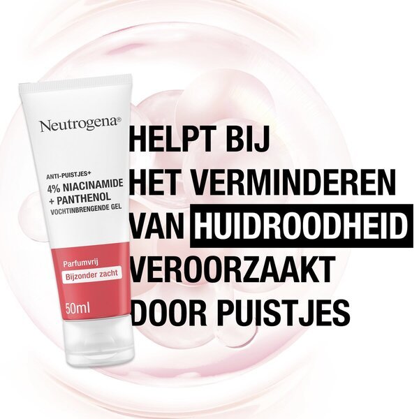 Neutrogena Anti-Blemish+ 4% niacinamid + pantenol vlažilni gel<br>50 ml - Nečista koža