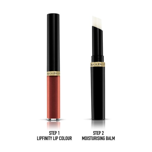 Max Factor Lipfinity Lip Color 070 Spicy 2-Step Longlasting Lipstick<br>2,3 ml