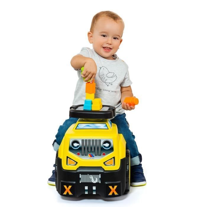 Yellow 3-in-1 Push Ride-On SUV - MOLTO - Baby - 4 Wheels - Plastic