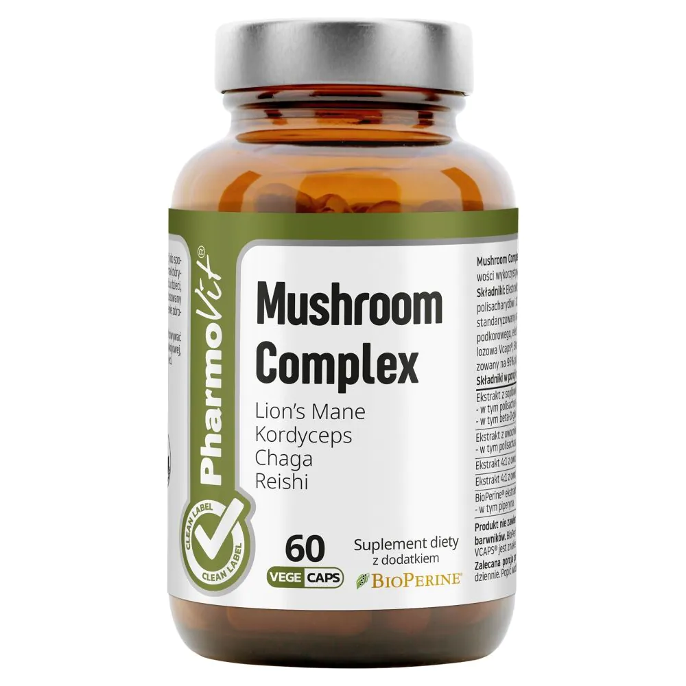 Pharmovit Clean Label Mushroom Complex Kapsułki