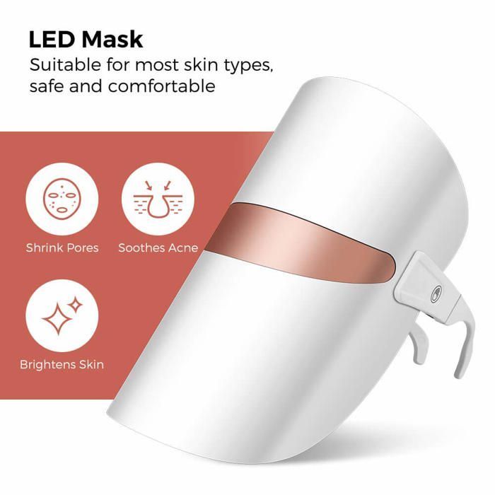 Máscara LED para terapia de luz facial