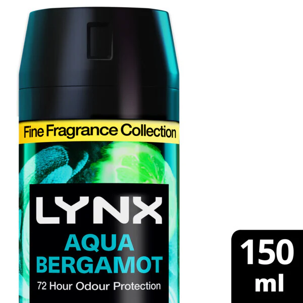 „Lynx Fine Fragrance Premium“ kūno purškiklis su vandens ir bergamočių aromatu, 150 ml