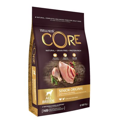 Wellness Core All Breeds Senior Original Trockenfutter für Hunde aller Rassen