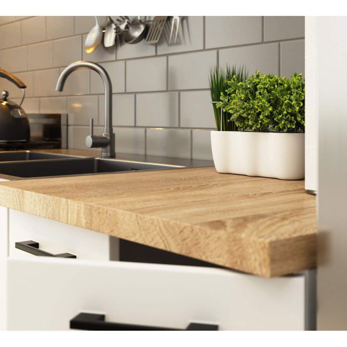 Plan de travail pour la cuisine AKORD S60 OLIWIA Chêne Sonoma 60 cm 60x60x3,2 cm