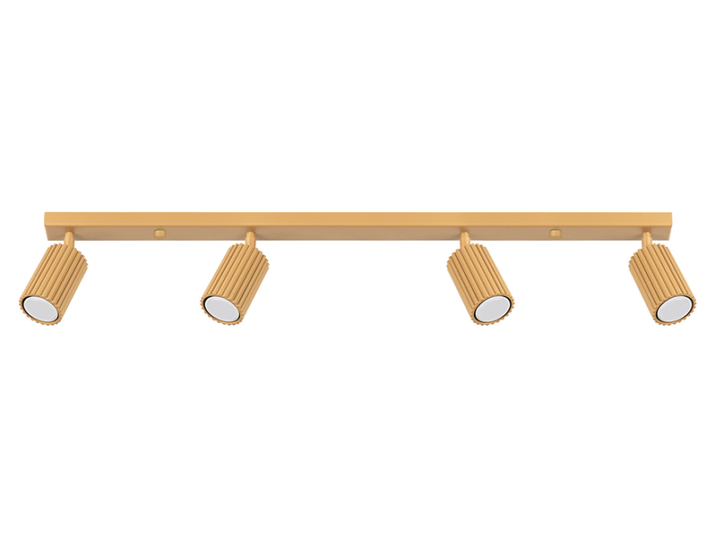 Spot Karbon 4-punktowy aluminiowy 81cm złoty