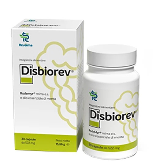 Disbiorev 30 capsules Pepermunt etherische olie