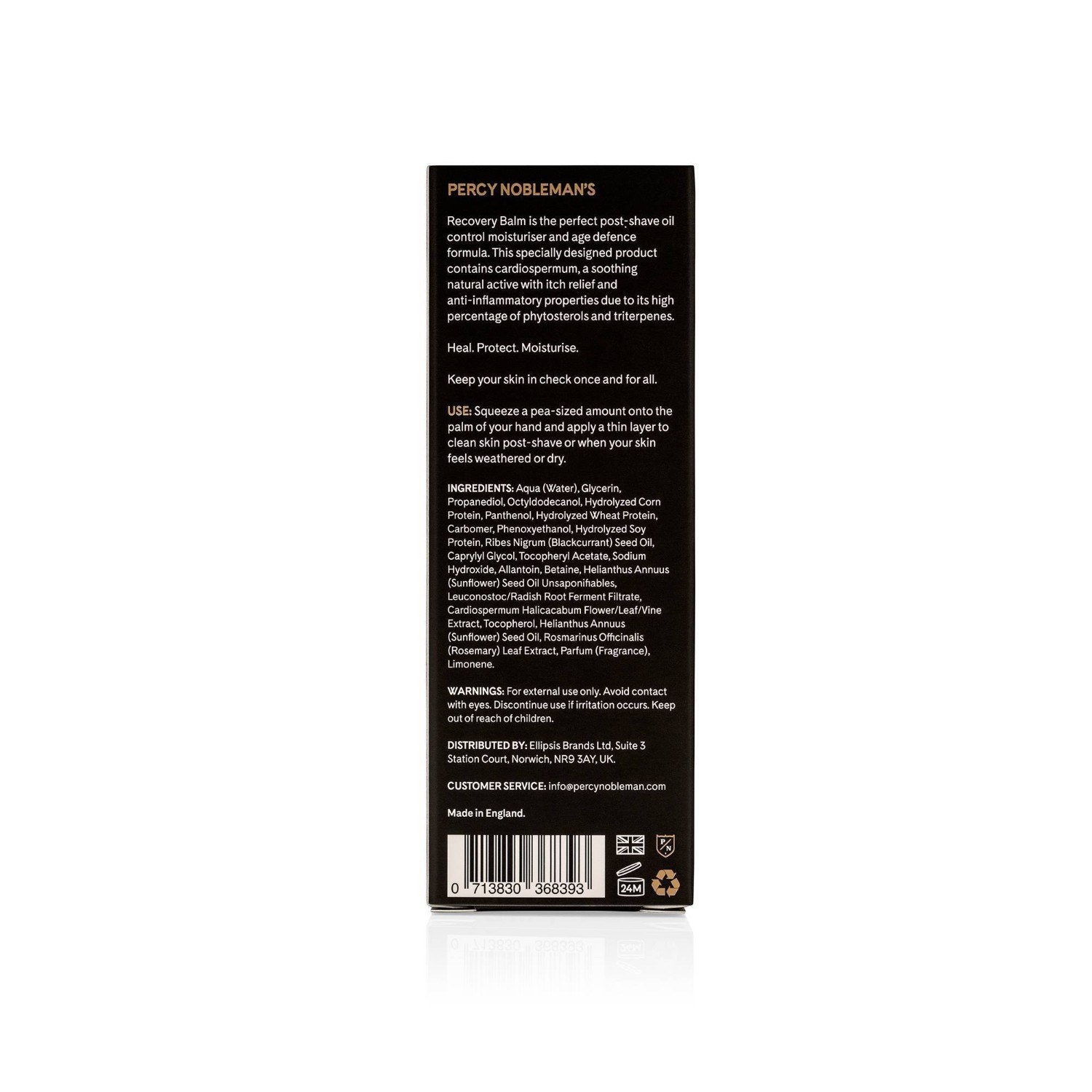 Percy Nobleman Balzam za lice - 100 ml