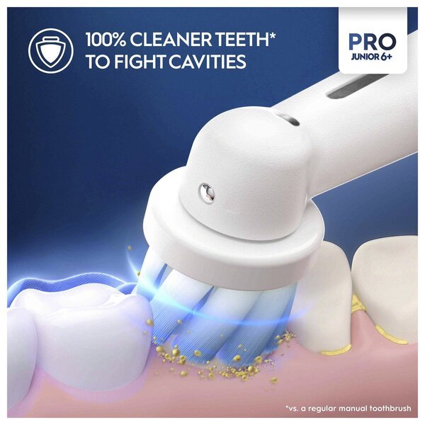 Električna zobna ščetka Oral B Pro Junior Frozen<br>1 ročaj Frozen + 2 glavi ščetke