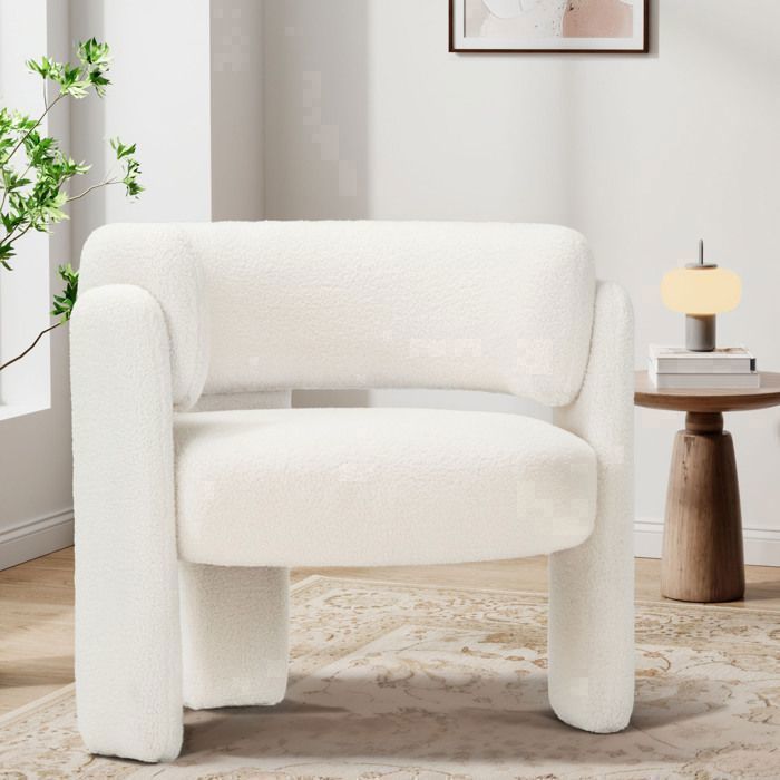 Armchair - Minimalist design armchair — Enhance your modern and trendy interior - white