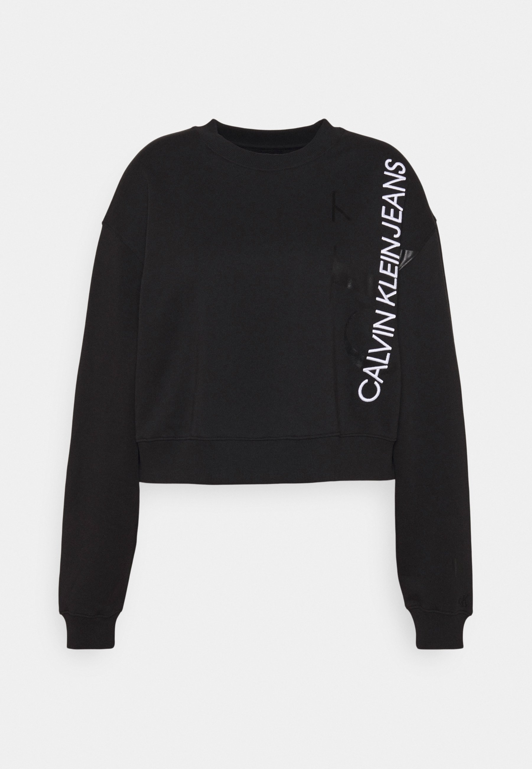 Felpa Calvin Klein Jeans Plus - nera