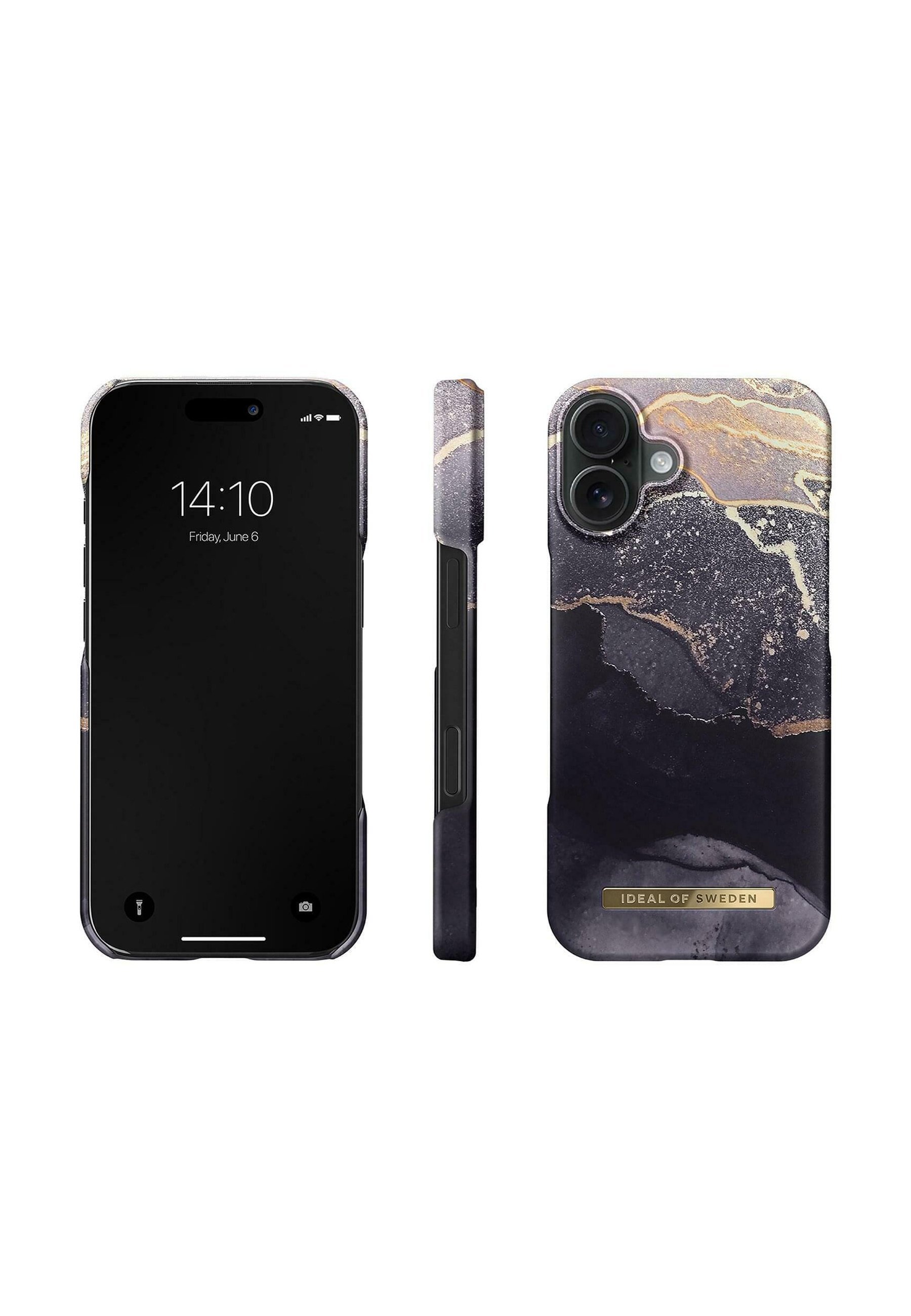 iDeal of Sweden DRUKOWANY IPHONE 16 - etui na telefon - czarne