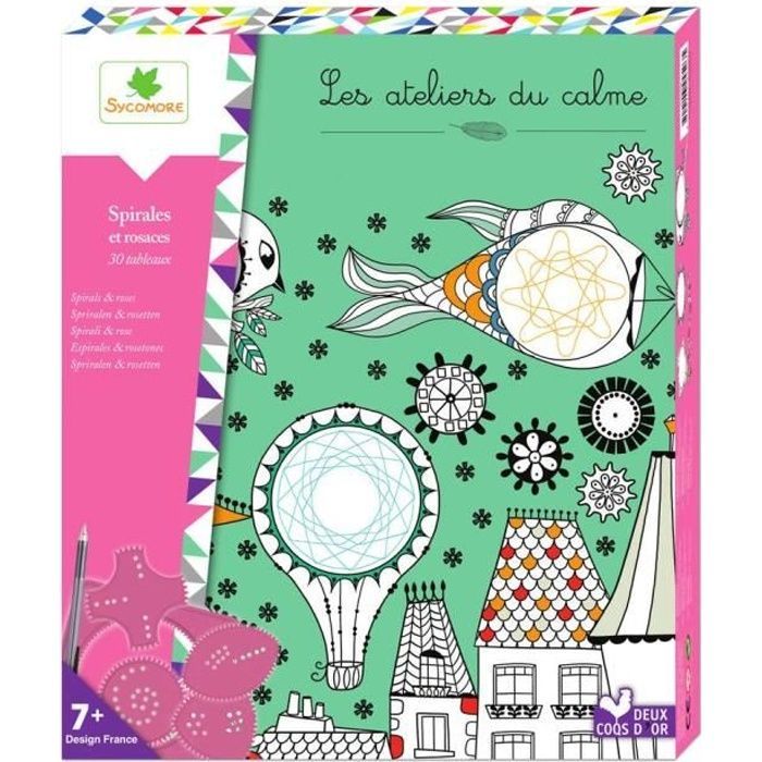 Kit creativo de espirales y rosetas FAUJAS - Actividades creativas para niños - Niña - A partir de 7 años