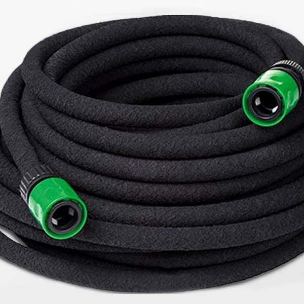 GARDEBRUK® 2x Mikroporöser Bewässerungsschlauch, 2x 15 m 1/2