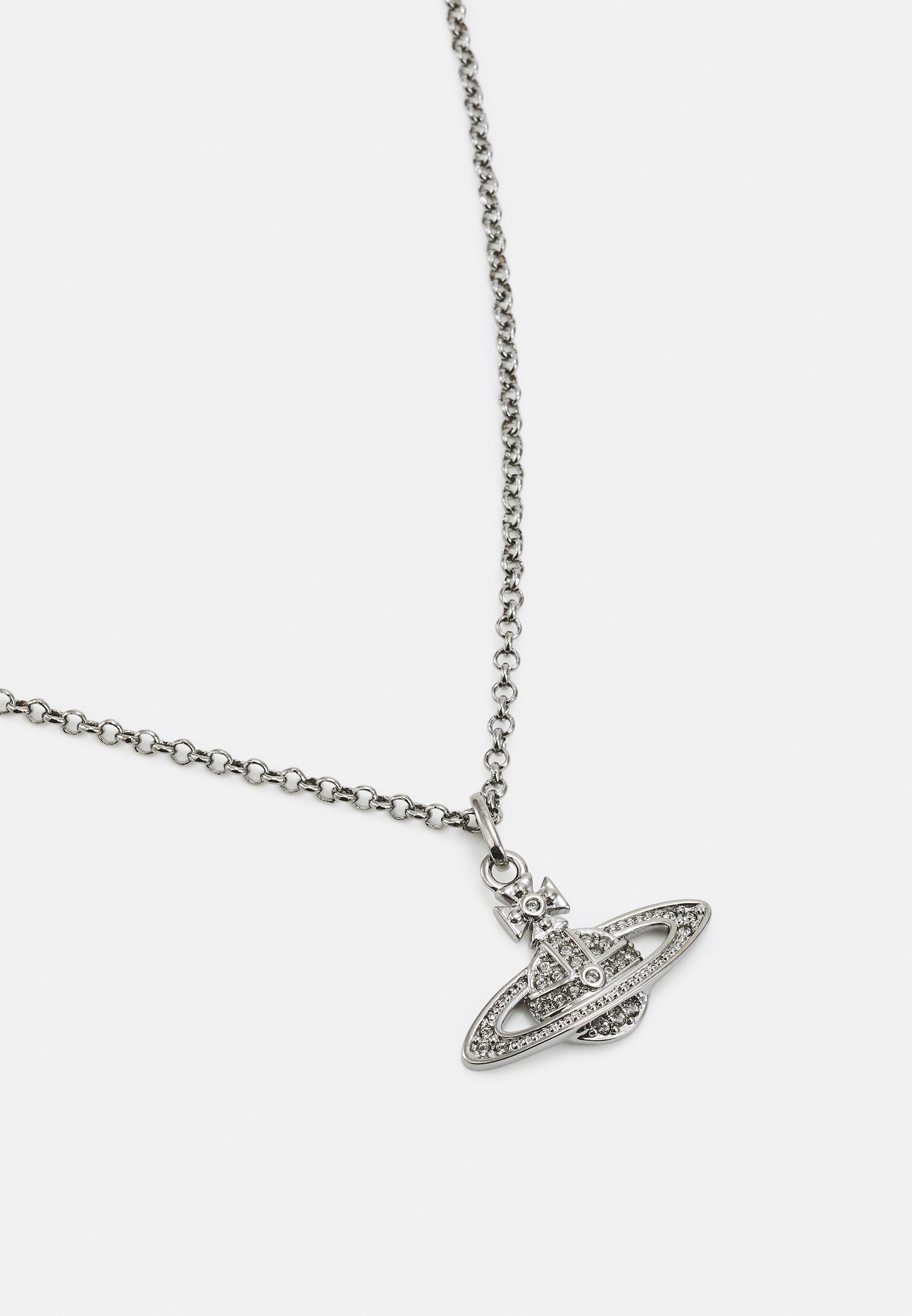 Vivienne Westwood MINI RELIËF HANGER UNISEX - Halsketting - zilverkleurig