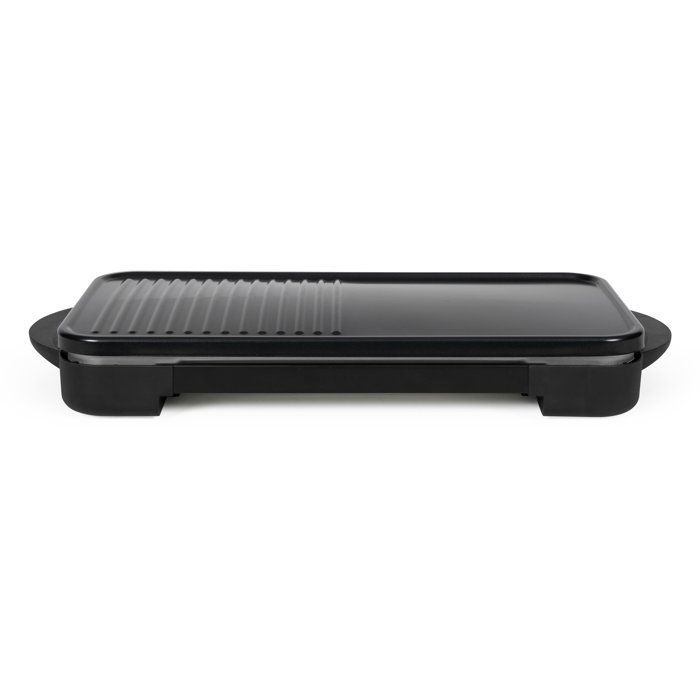 Piastra per crêpe e griglia 2 in 1 - LIVOO - DOC349N - 1500 W - Prepara 8 mini crêpe (diametro 11,5 cm) - Senza PFAS - Nero