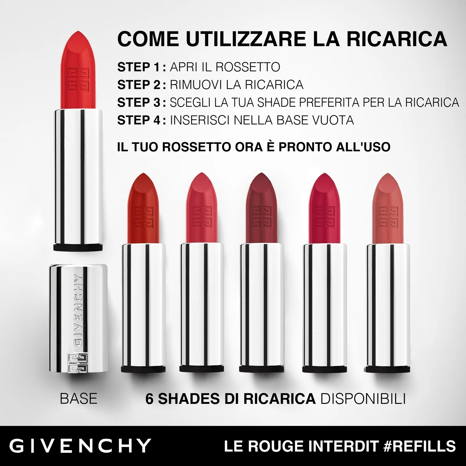 Labbra Le Rouge Interdit Intense Silk REFILL - Rossetto