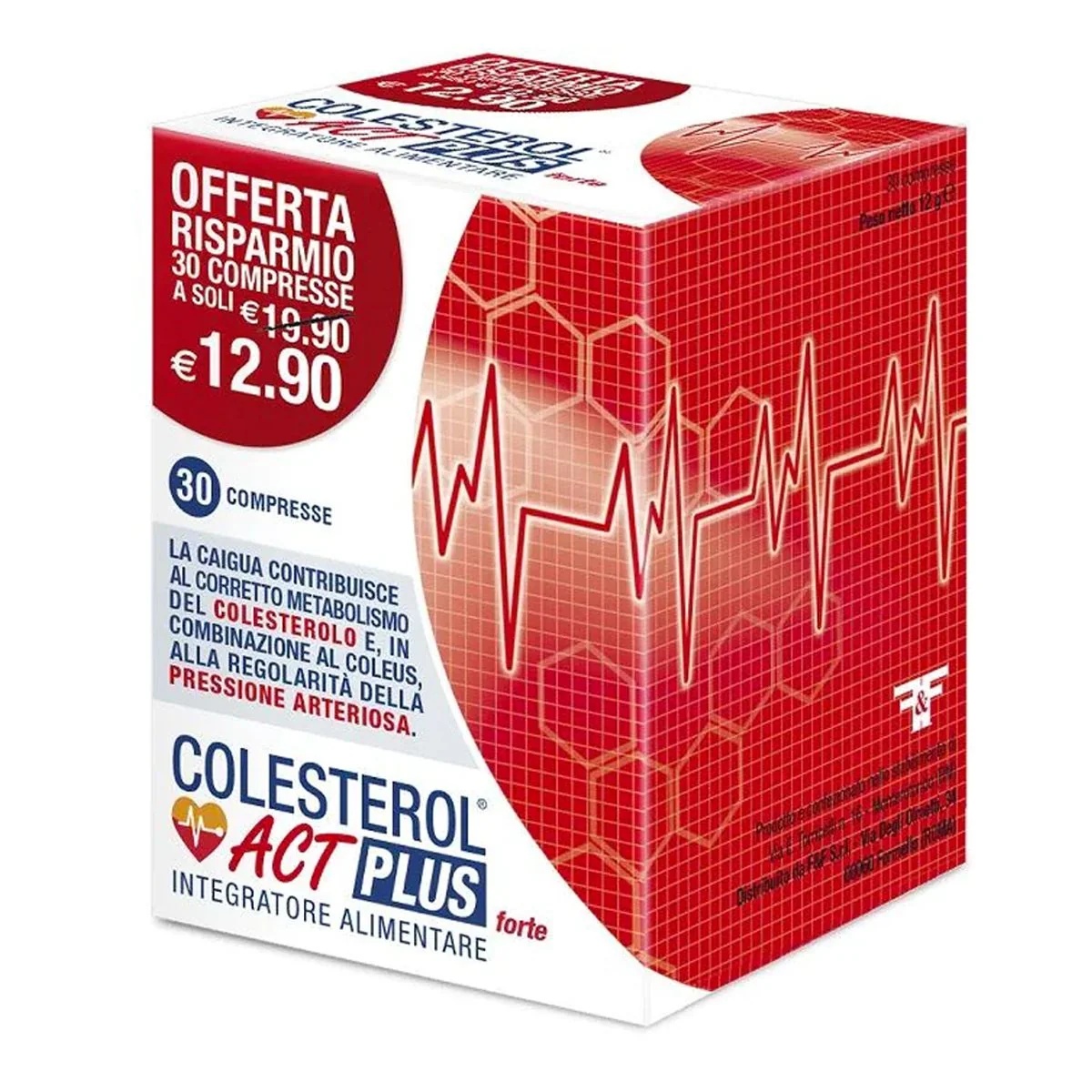 F&F Cholesterol Act Plus Forte30Cpr