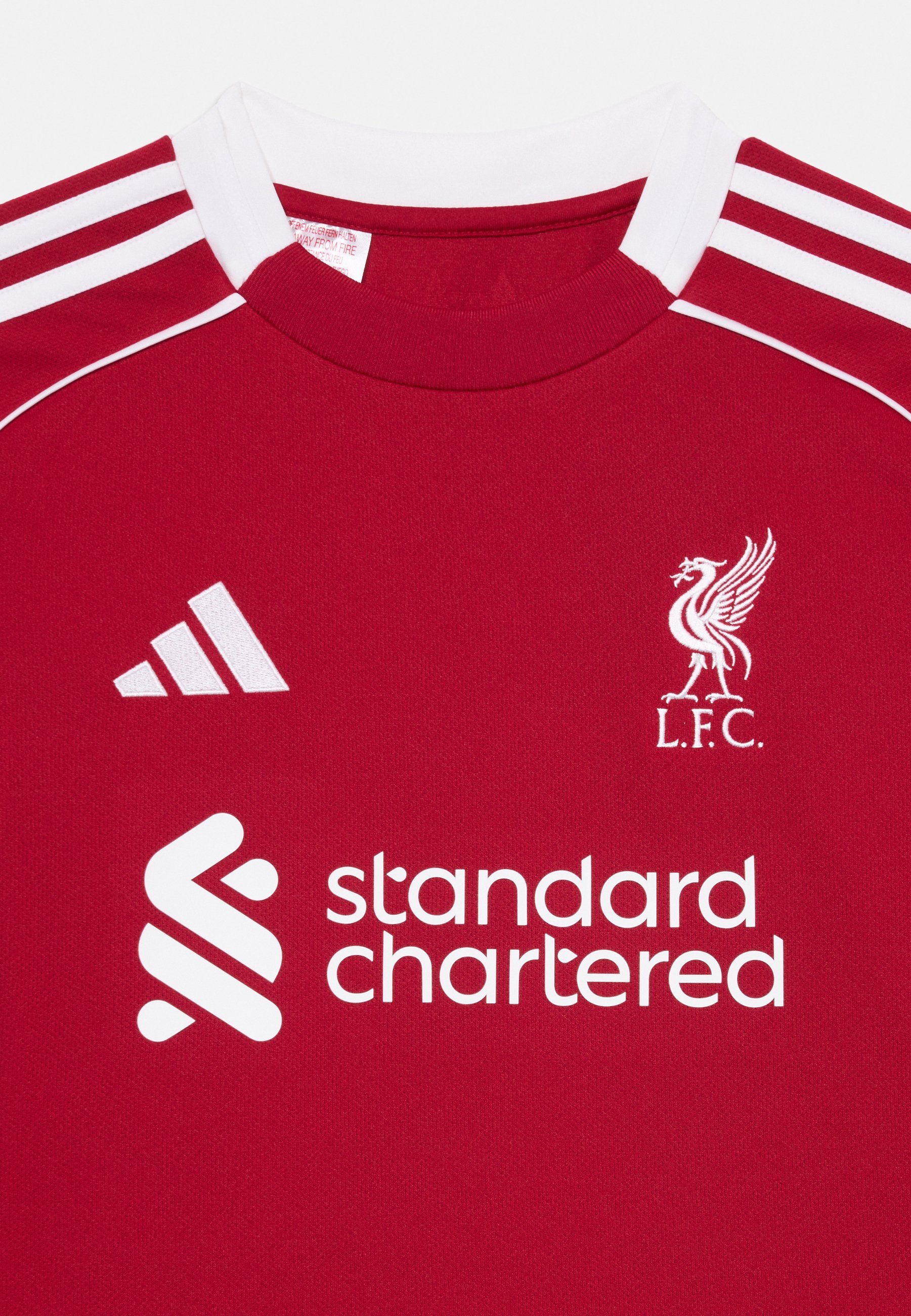 adidas Performance LIVERPOOL FC 25/26 LONG SLEEVE HOME JERSEY KIDS - Topper langermet - strawberry red