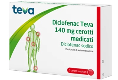 TEVA Diclofénac Teva 140 mg 5 patchs médicamenteux