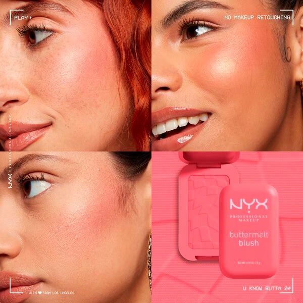 NYX Professional Makeup 04 U Know Butta Buttermelt skaistalai<br>5g