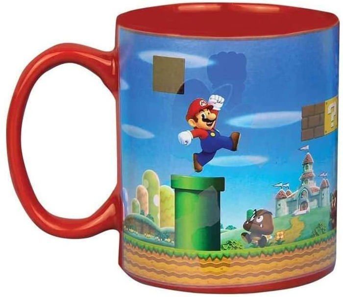 Taza térmica - PALADONE - Mario - Taza termosensible - 300 ml - Rojo