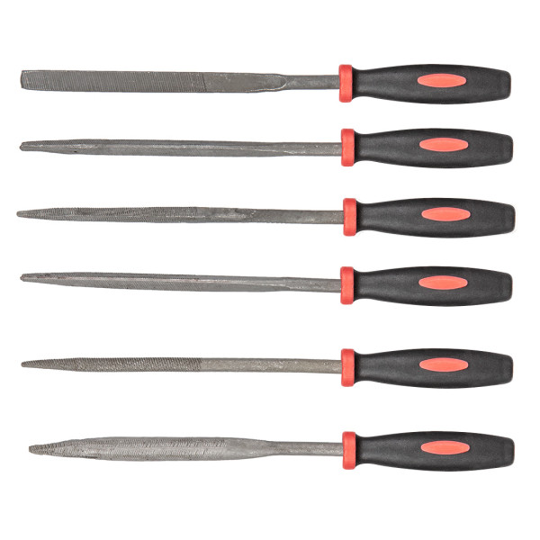 Pilniki iglaki do metalu 6 szt. TOP TOOLS 06A625