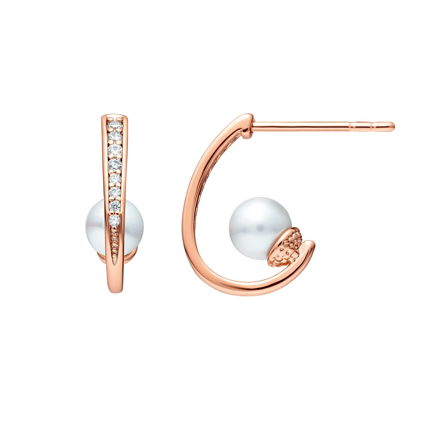 Heideman Boucles d'oreilles Bria couleur or rose