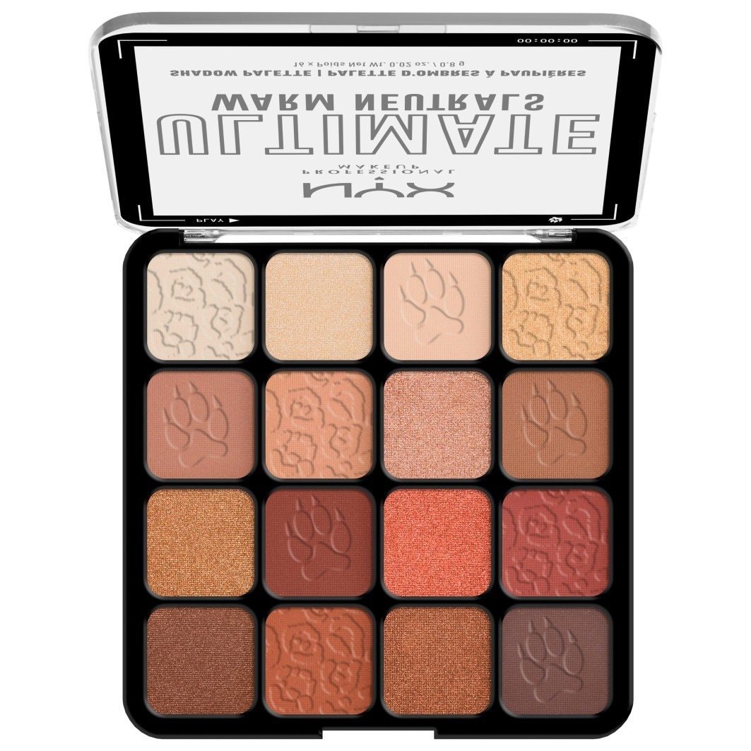 NYX Professional Makeup Ultimate paleta sjenila za oči – 12,8 g