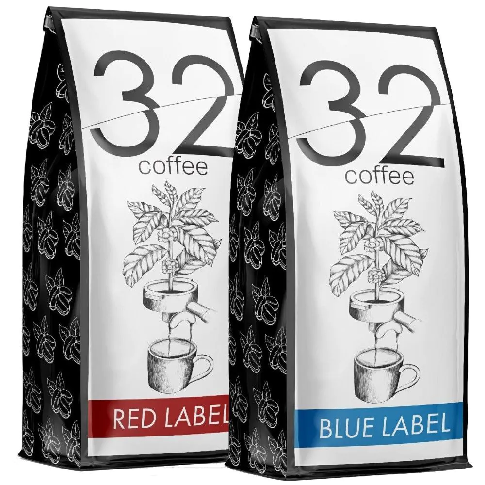 Blue Orca Coffee Zestaw (32 Coffee Blue Label + 32 Coffee Red Label)