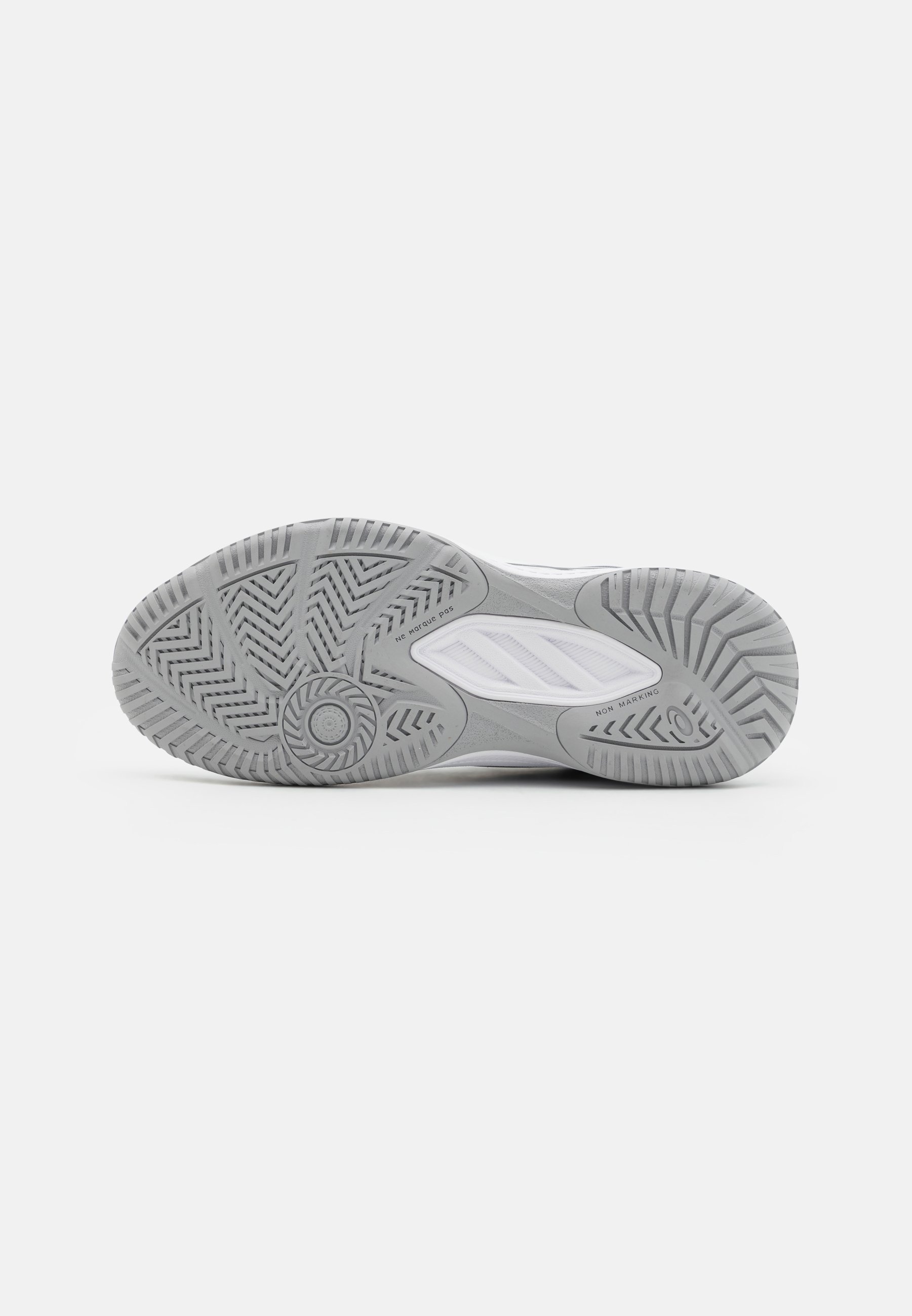 ASICS UPCOURT 6 UNISEX - Buty do piłki ręcznej - białe/czarne