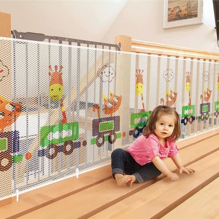 Red de seguridad para balcón de 3 metros para bebés y niños, red de seguridad para balcones y escaleras, engrosada 300*78cm (para mascotas)