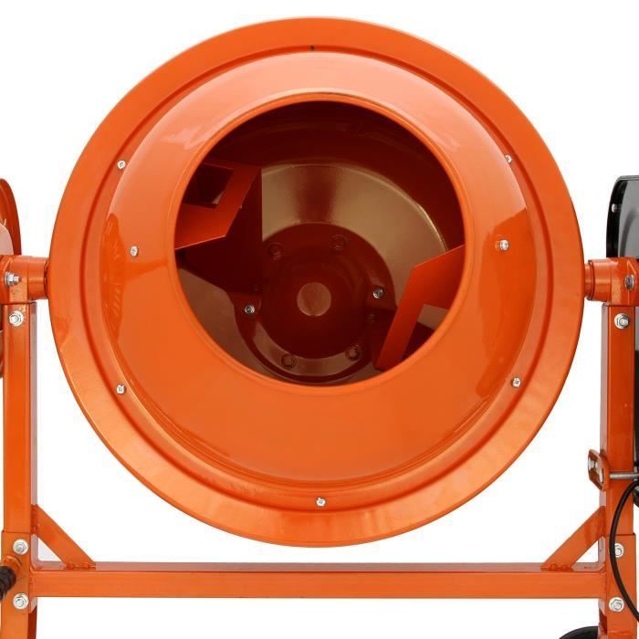 T-Mech - 70 liters 250W bærbar elektrisk sementblander