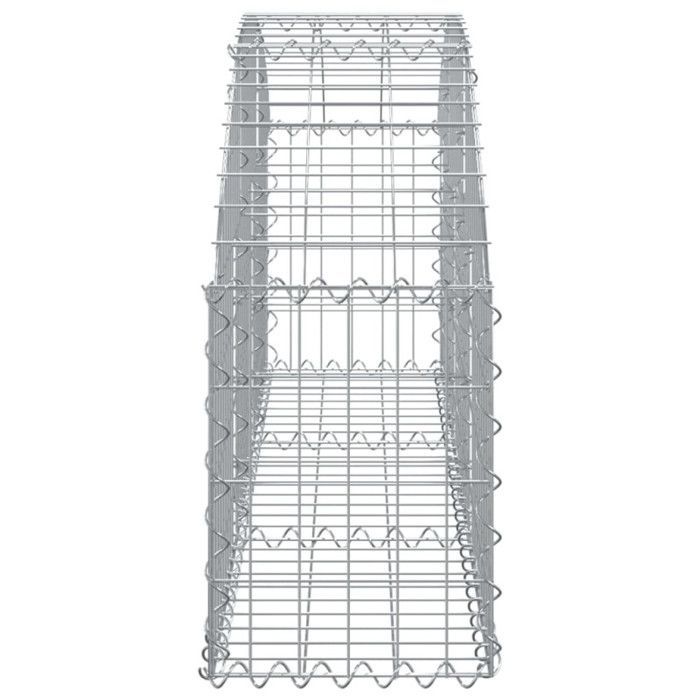 vidaXL Panier de Gabion, Cage à Gabion, Mur de Gabion, Panier à Pierre, Gabion pour Pierre Jardin Patio Extérieur, 153442