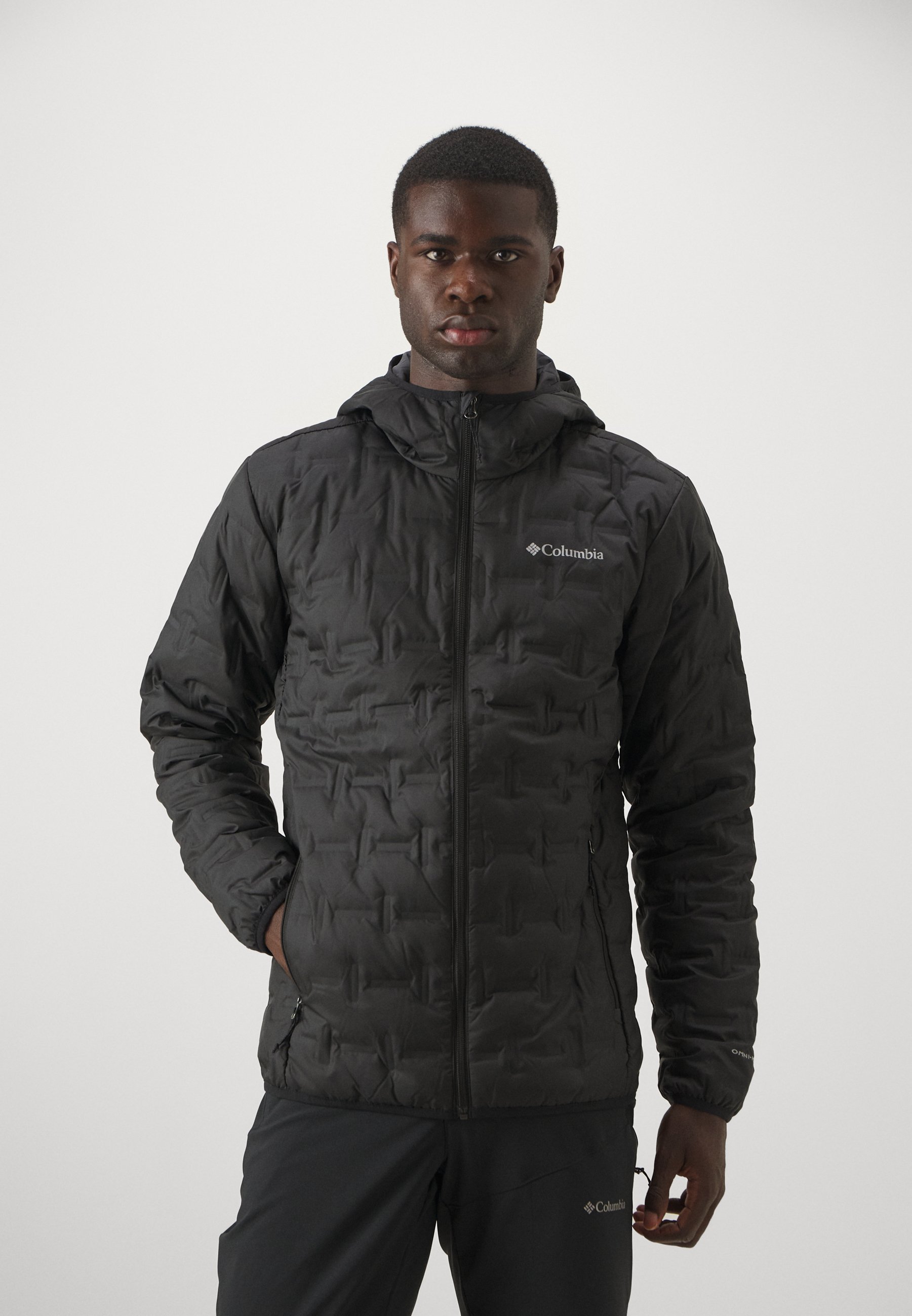 Giacca con cappuccio Columbia DELTA RIDGE™ II in piuma - Giacca imbottita in piuma - nera