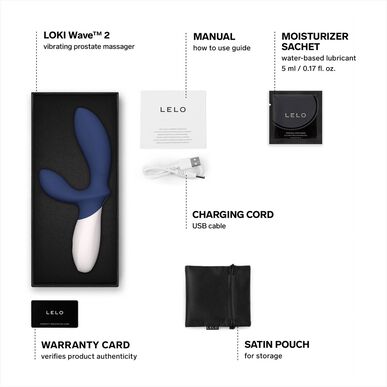 Lelo Estimulador Anal Loki Wave 2 Blue      1 un 1 un
