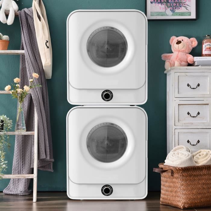 Sèche-linge à évacuation - JAERLIUB - Portable - capacité de 3 kg (jusqu’à 4,5 kg en réalité) - Multi Filtration