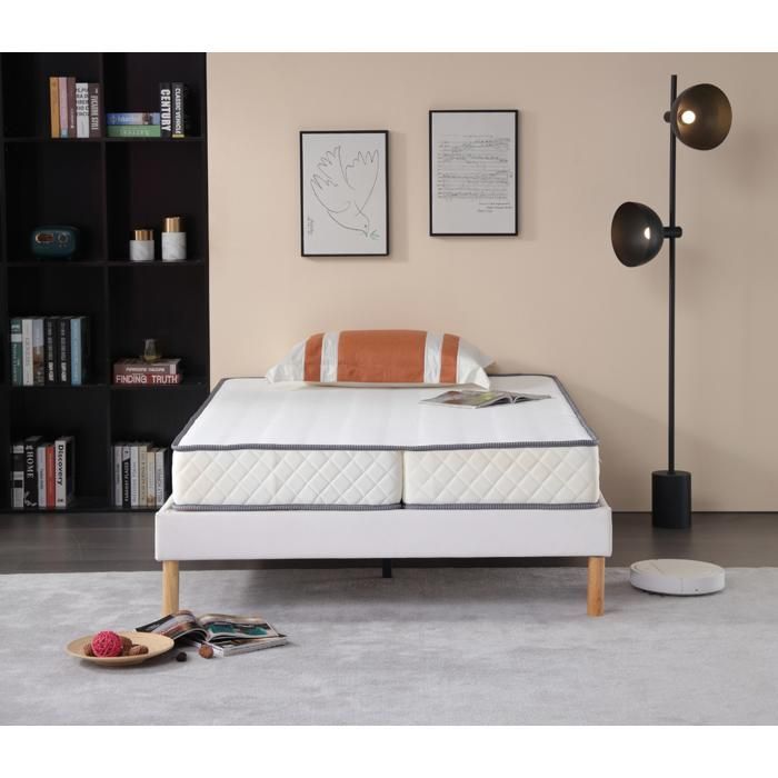 Extra Firm Mattress for All Click Clack Sofa Beds 130x190 x 15 cm - Seat Cutout 70 cm - 5 Comfort Zones - Highly Breathable