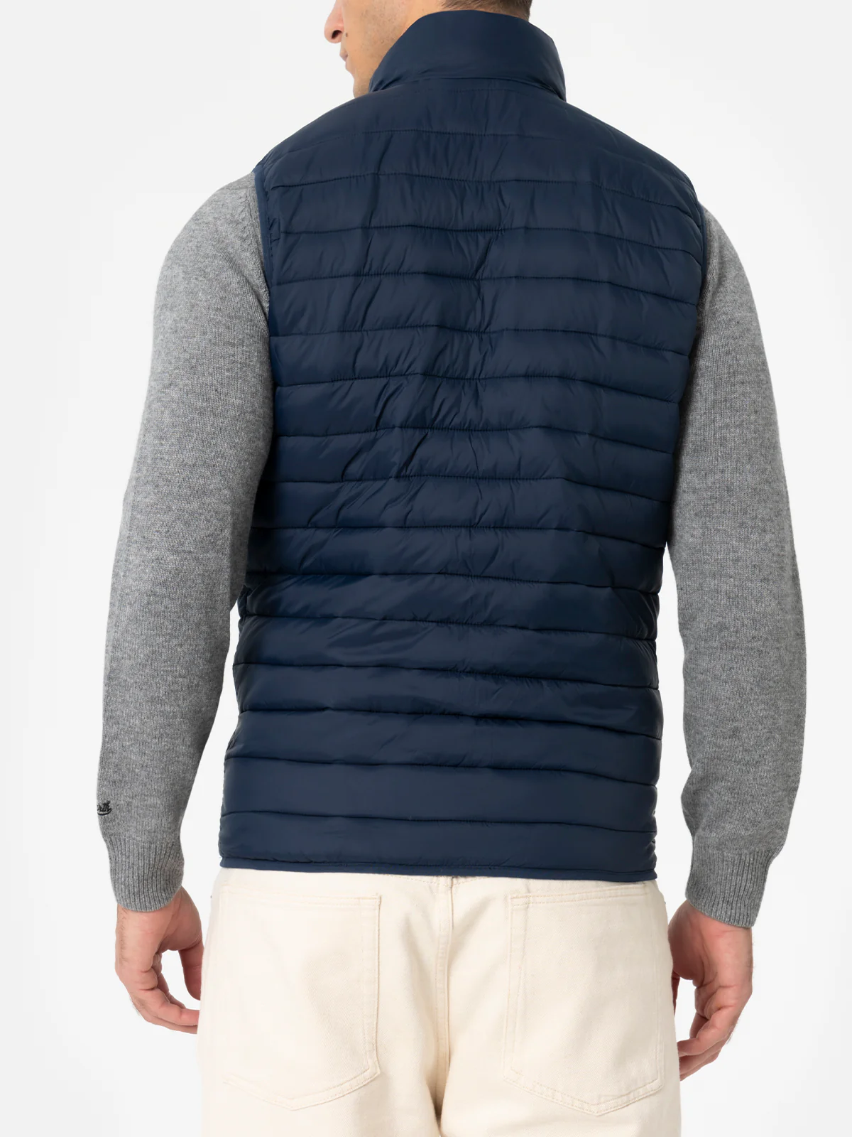 Chaleco acolchado azul marino para hombre de Aspen