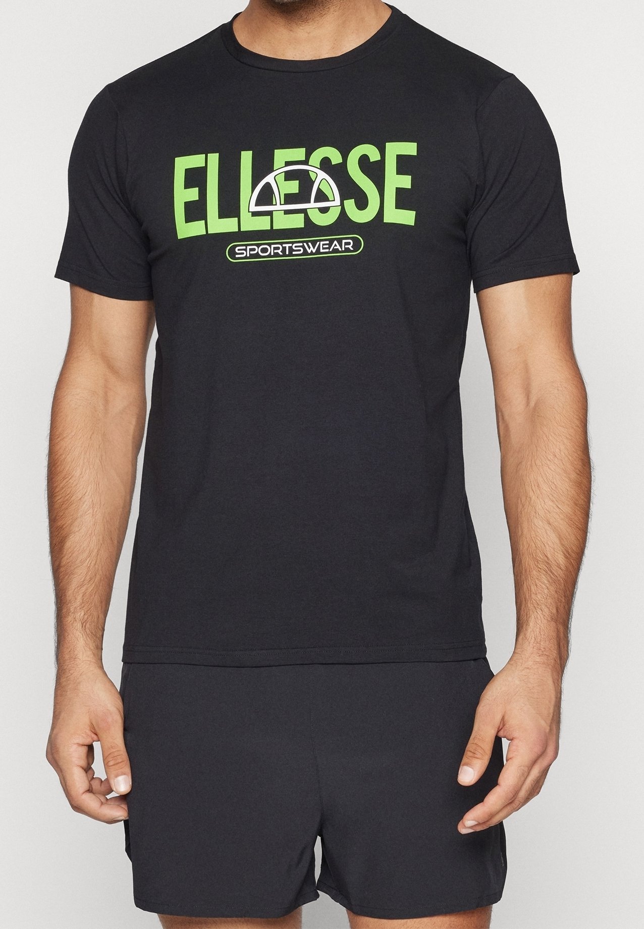 Ellesse T-shirt met print - zwart