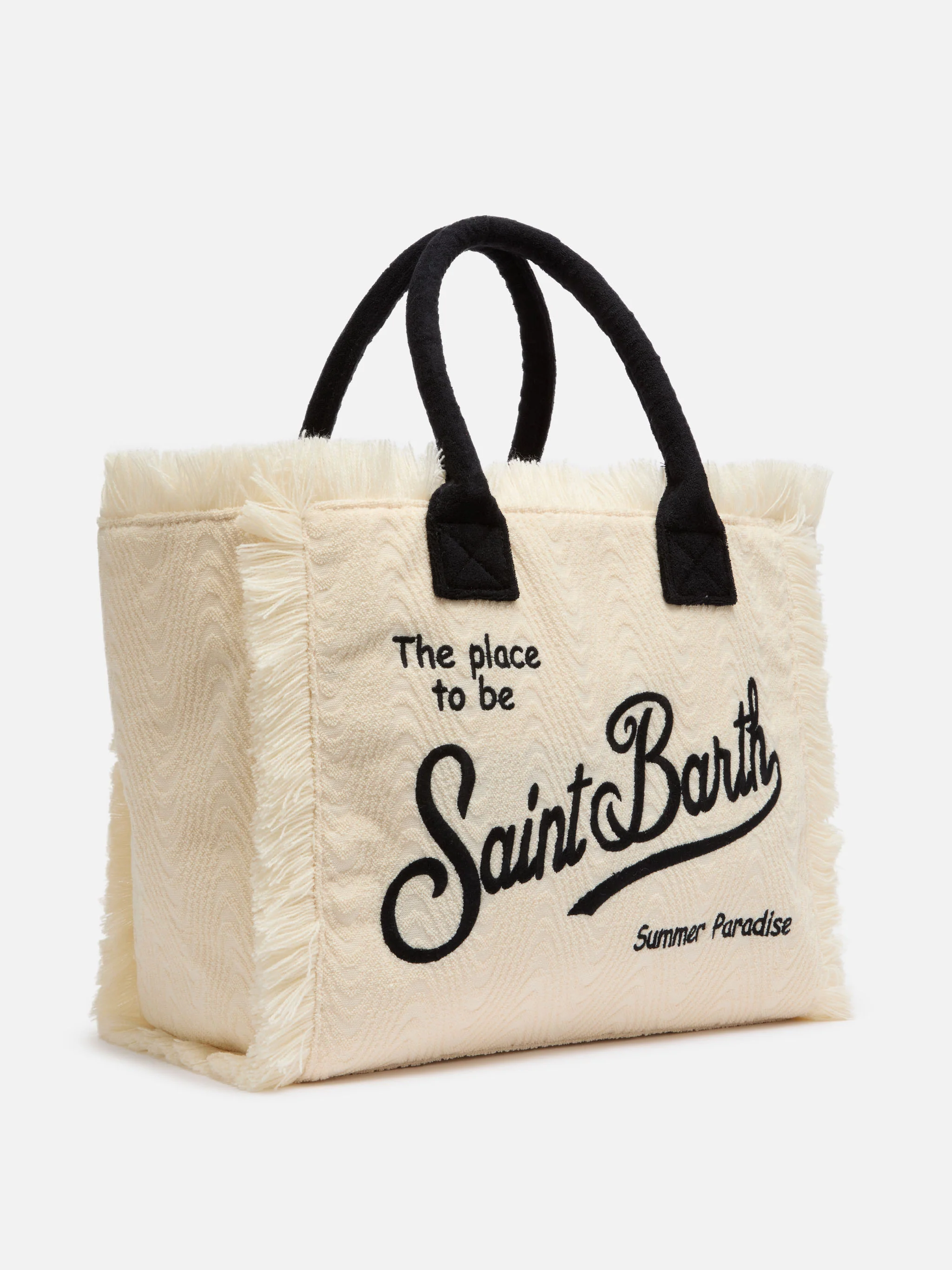 Vanity Sponge Schultertasche aus geprägtem weißem Schwamm