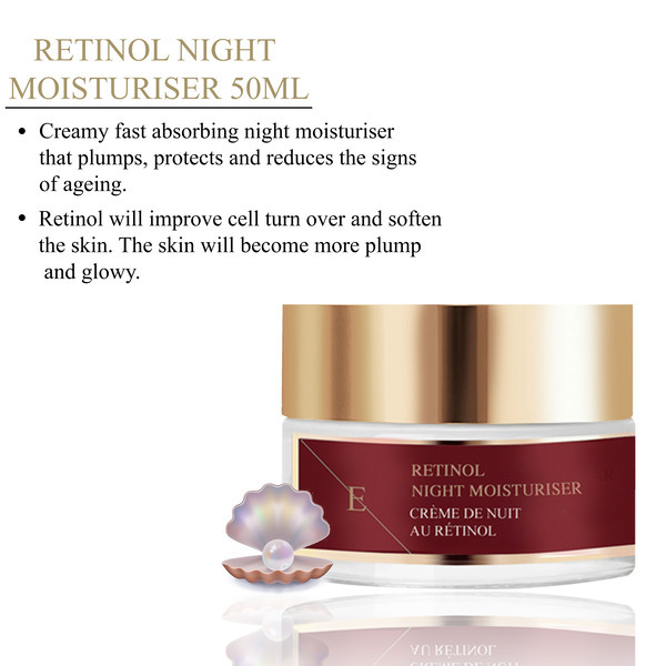 „Eclat Skin London“ retinolio serumo naktinis drėkiklis