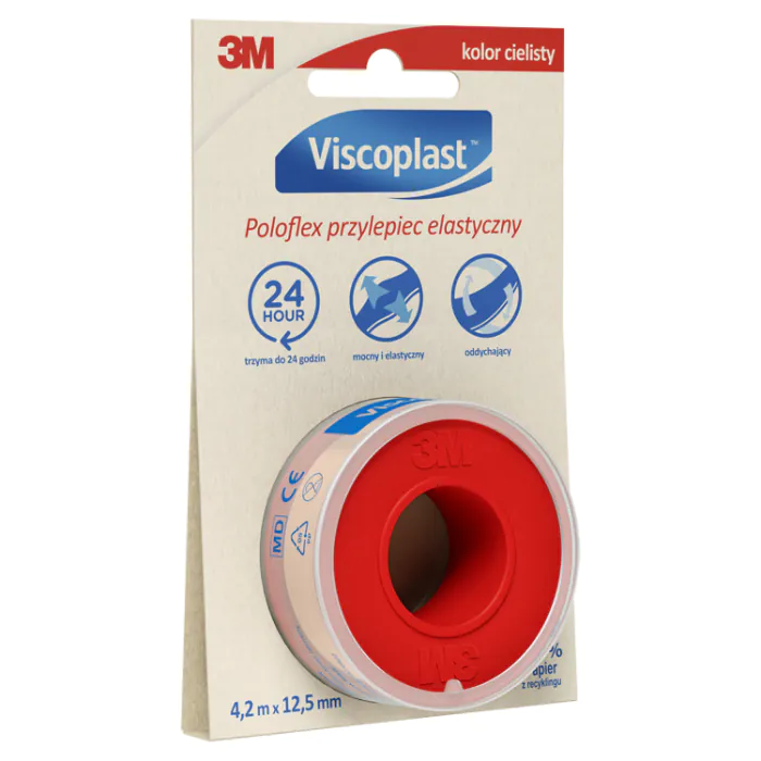 Viscoplast Poloflex, Przylepiec elastyczny, 0,0125x4,2m