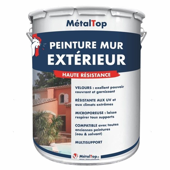 Tinta para parede externa - Lata de 5L - Tampa metálica - 9001 - Branco creme