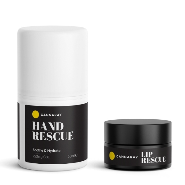 Cannaray CBD Hand- und Lippen-Duo